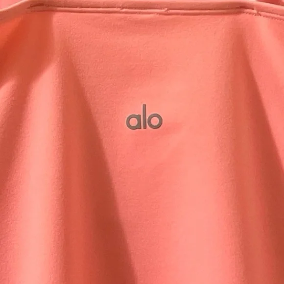 Alo Yoga Airbrush Streamlined Dress Neon Bubblegum Sz S - Picture 12 of 13